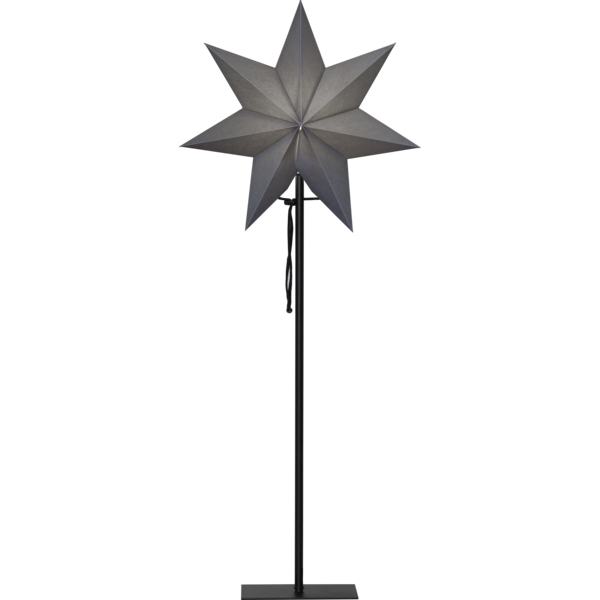 Standstern Stern OZEN, grau, Höhe ca. 85 cm