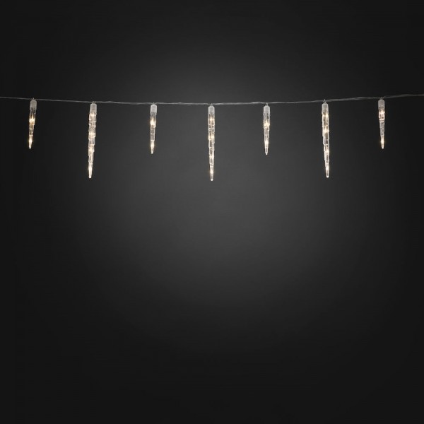 LED Eiszapfen Lichtervorhang, 32 Zapfen, mit Multifunktion - 1775 cm